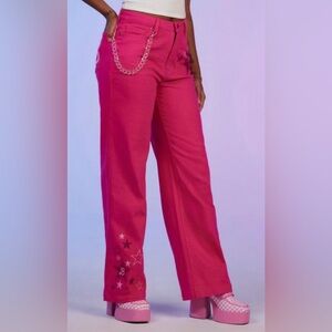 Barbie Jeans Halloween Pink Starry Kids Bottoms 26